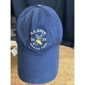US Open 2020 Winged Foot Golf‎ Hat Navy Blue Unisex Adjustable Cap USGA Member
